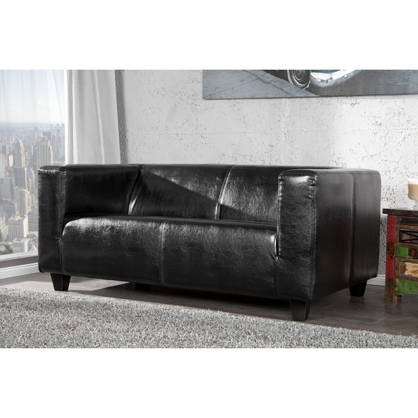 2-zitsbank Lifestyle - Zwart