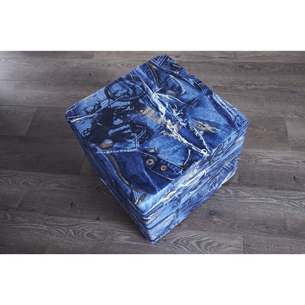 Hocker Monolit - Jeans