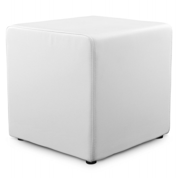 Poef 'CUBE' Wit