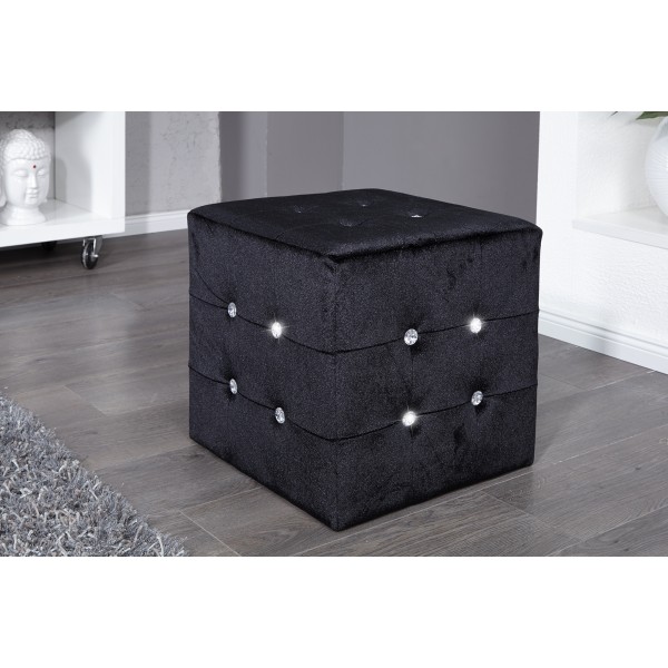 Hocker Monolit mini - Zwart 