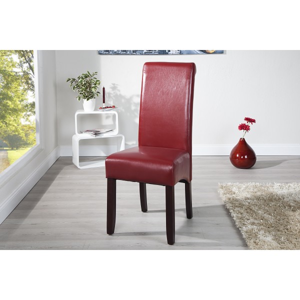 Eetkamerstoel Valentino - Rood