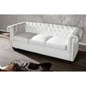 Chesterfield 3zitsbank - Wit