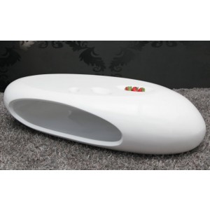 Salontafel Organic II - Hoogglans Wit