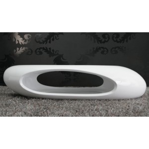 Salontafel Organic II - Hoogglans Wit