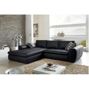 Loungebank Smooth - Zwart