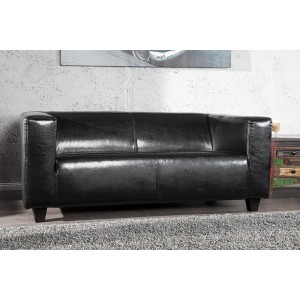 2-zitsbank Lifestyle - Zwart
