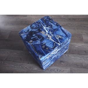 Hocker Monolit - Jeans
