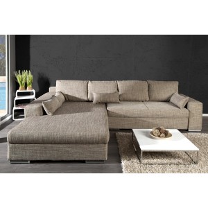 Hoekbank links/rechts Vincenza - Cappuccino