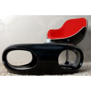 Salontafel Spin - Hoogglans Zwart