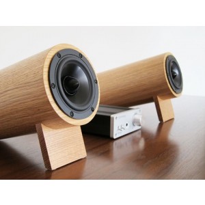 Boxer Speakers - American Oak