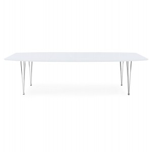 Design Eetkamertafel 170 - 270 CM - Hoogglans Wit