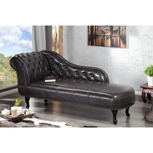 Loungebank Chesterfield - Koffiebruin