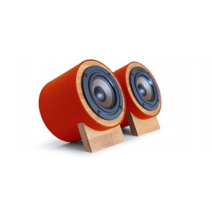 Yorkie Speakers - Red Felt