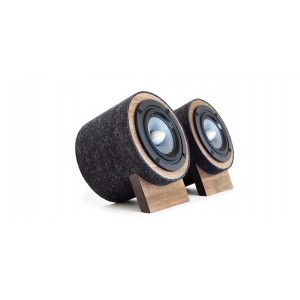 Jack Terrier 2 Speakers - Green and Oak