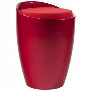 Poef PERLO - Rood