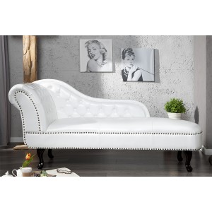 Loungebank  Chesterfield - Wit