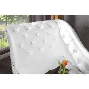 Loungebank  Chesterfield - Wit