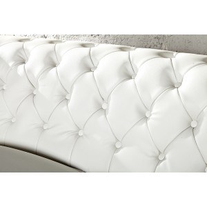 Chesterfield 2zitsbank - Wit