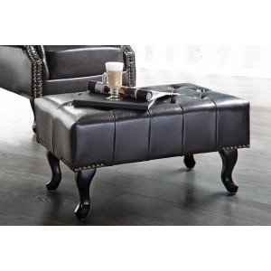 Hocker Chesterfield - Koffiebruin