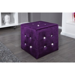Hocker Monolit mini - Paars