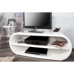 TV/HiFi Meubel Turn -  Hoogglans Wit